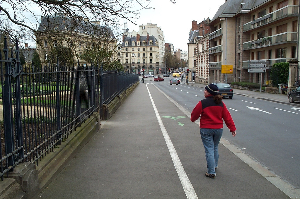 Улица в Ренне, Франция. Фото 3 – фотографии Франции