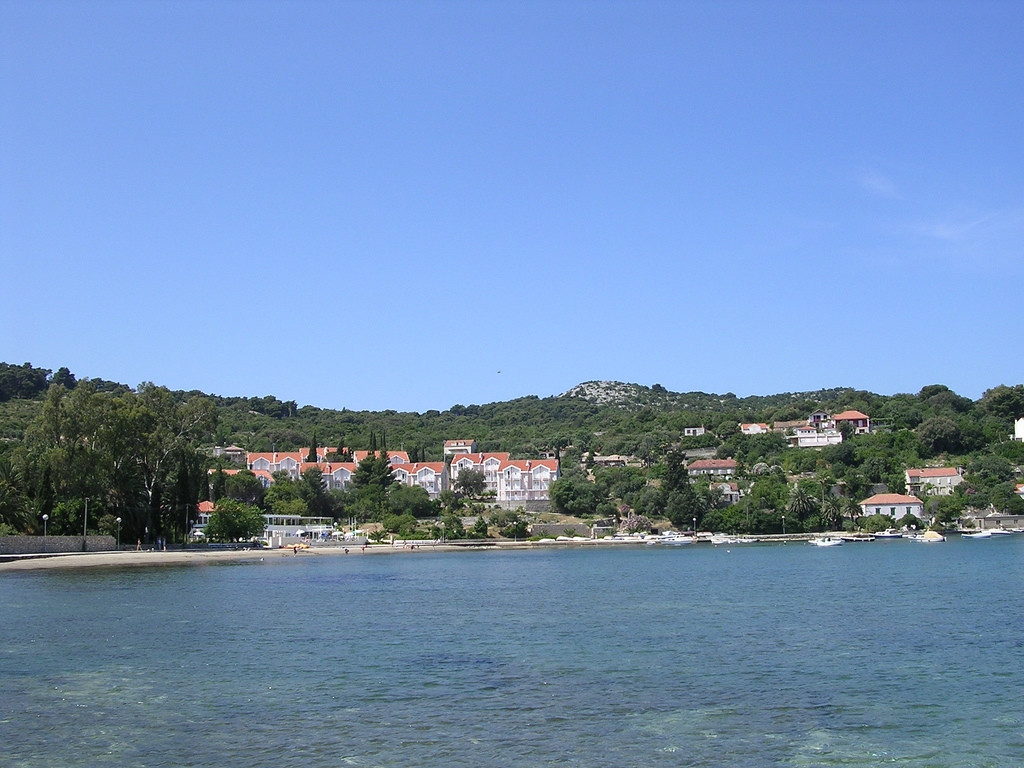 Море на острове Колочеп, Хорватия – фотографии Хорватии