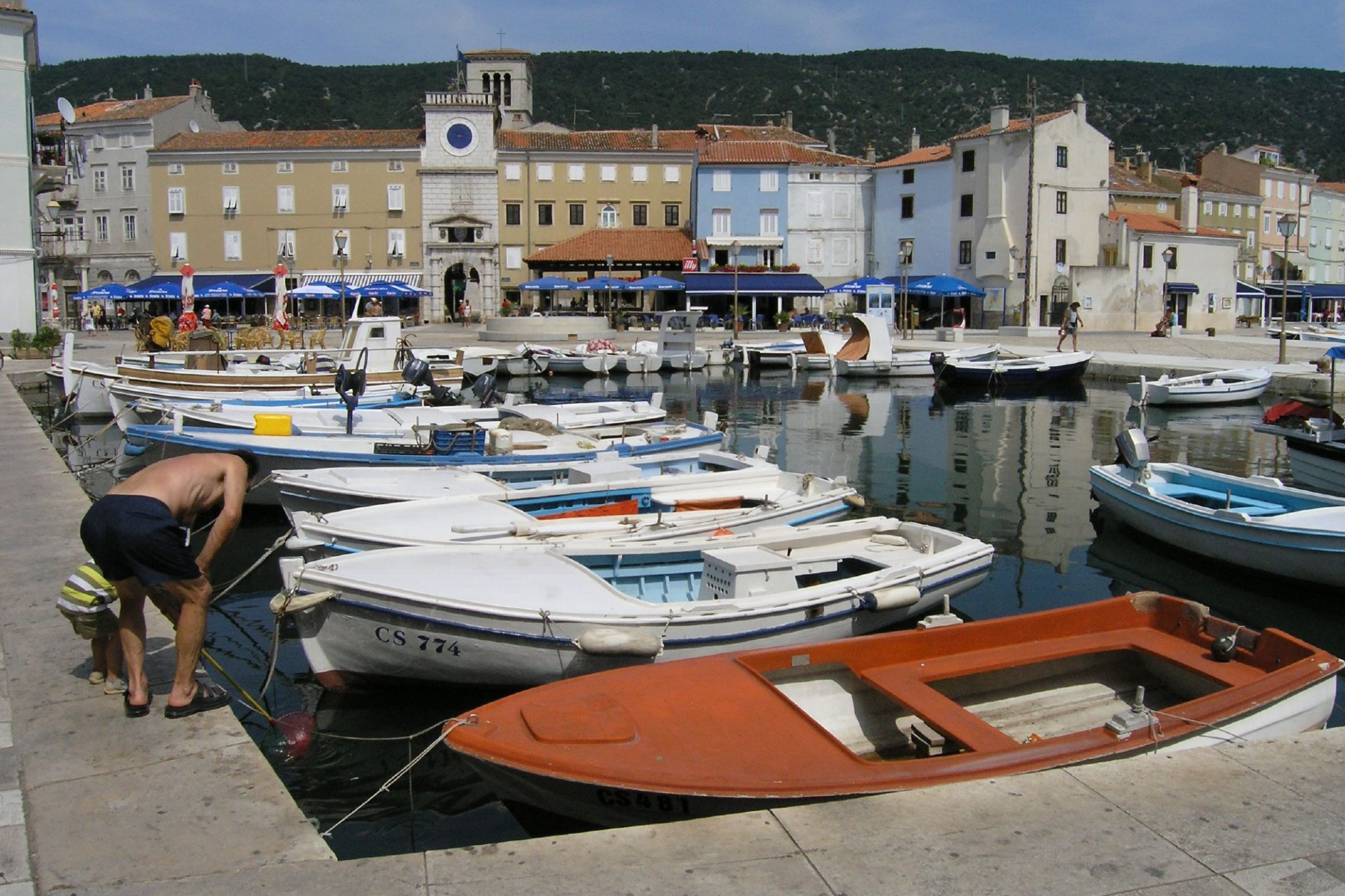 Лодочная станция в Цресе, Хорватия. Фото 12 – фотографии Хорватии