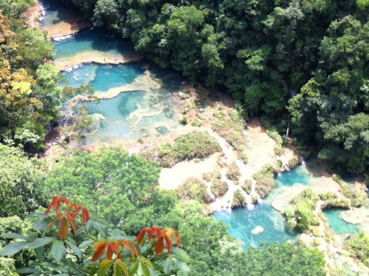 Река Каабон в Семук Чампей (Semuc Champey) в Гватемале – фотографии Гватемалы