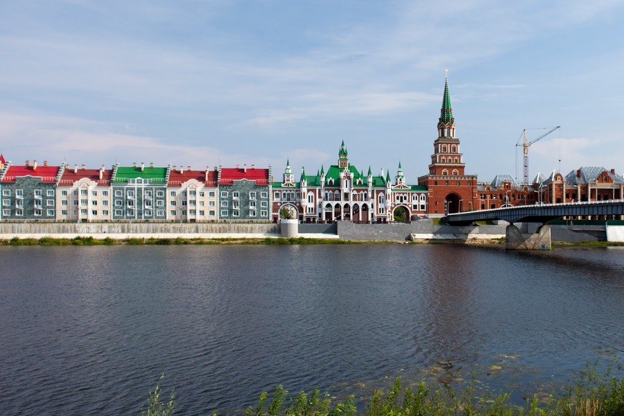 Набережная Брюгге в городе Йошкар-Ола. Фото 5 – фотографии России