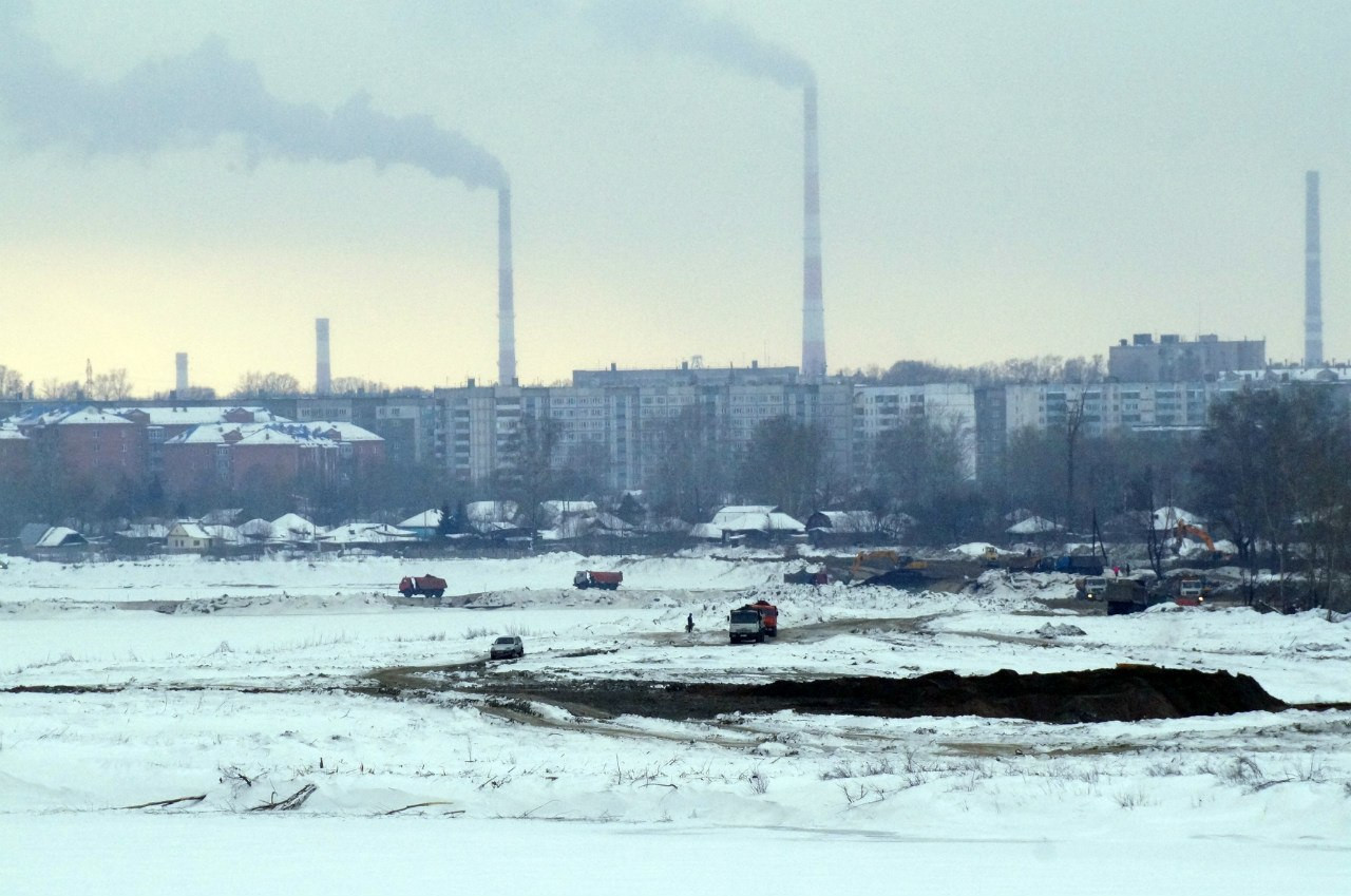 Зимний Бийск – фотографии России
