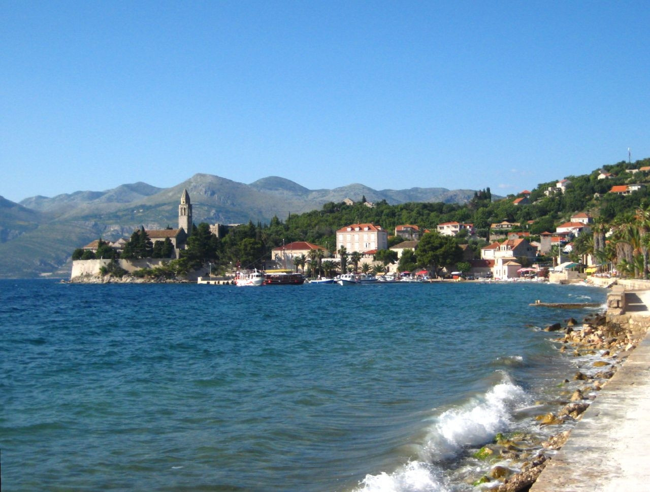 Дома на набережной на острове Лопуд, Хорватия. Фото 9 – фотографии Хорватии