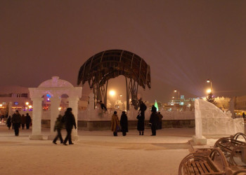 Новогодние фигуры в Тюмени, Россия – фотографии России