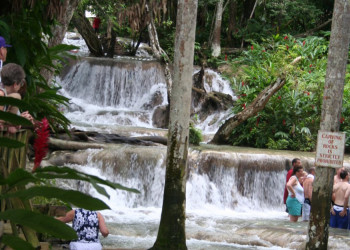 Водопад в Очо Риос, Ямайка – фотографии Ямайки