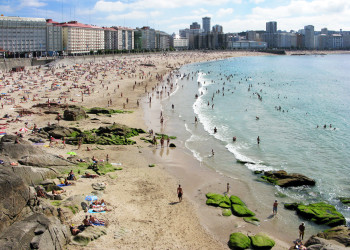 Главные городские пляжи в городе Ла-Корунья (Галисия) – фотографии Испании
