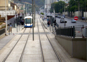 Трамвай в городе Алжир – фотографии Алжира