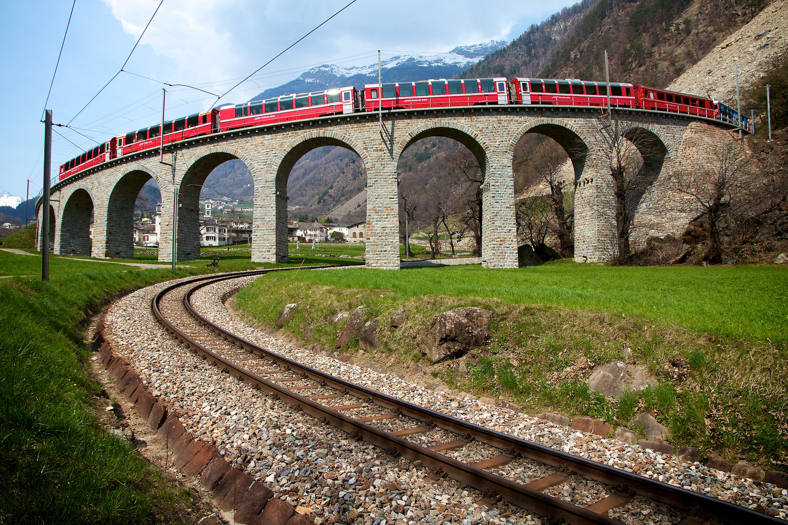 Ретийская железная дорога (Rhätische Bahn). Фото 11 – фотографии Швейцарии