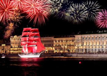 Алые Паруса в Питере – фотографии России