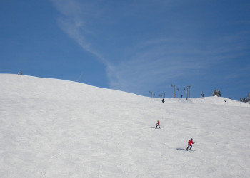 Лыжная трасса в Ла-Розиере, Франция. Фото 1 – фотографии Франции
