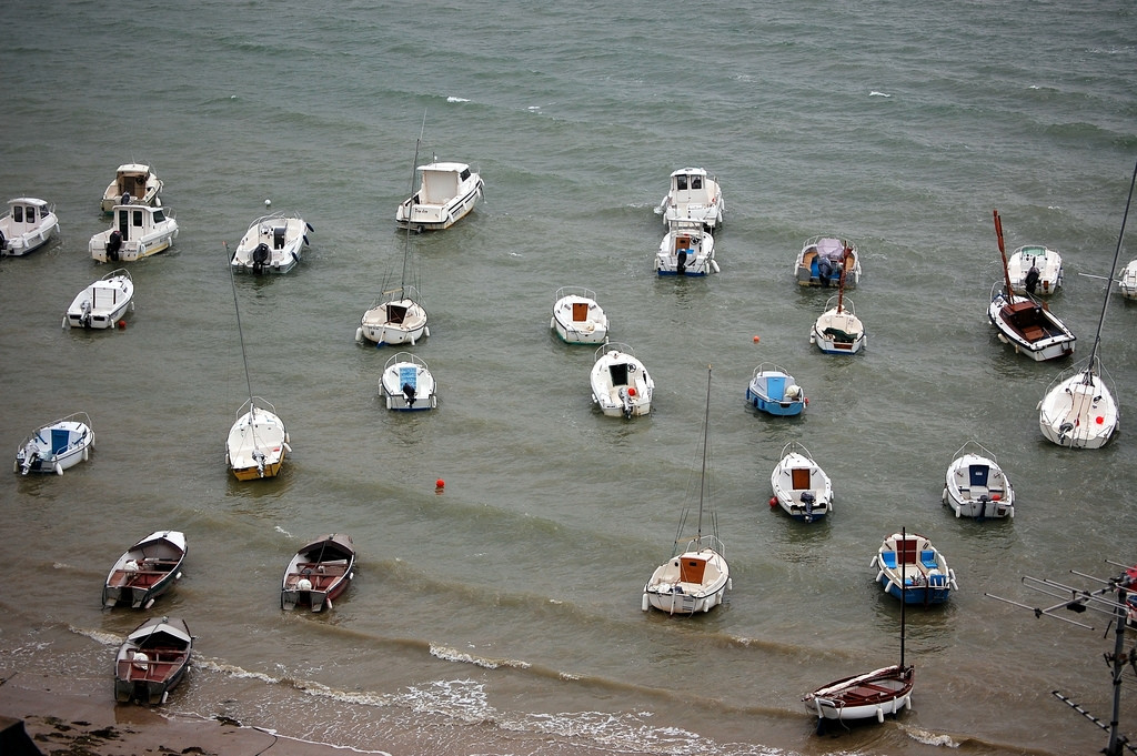 Лодки в Пленеф-Валь-Андре, Франция. Фото 1 – фотографии Франции
