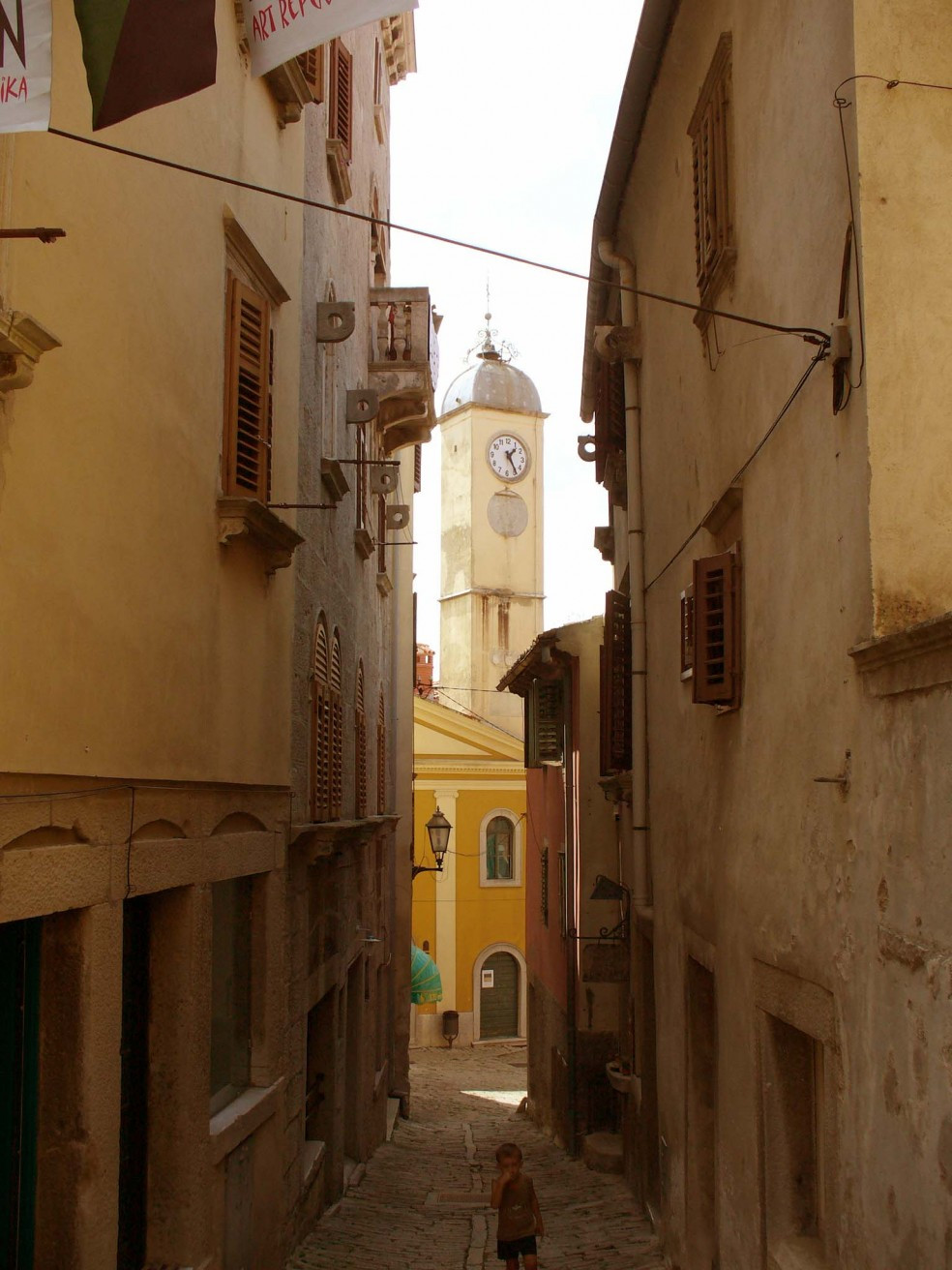 Улица в Лабине, Хорватия – фотографии Хорватии