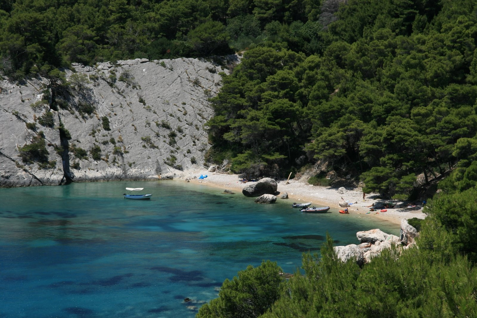 Пляж в Хвар, Хорватия. Фото 1 – фотографии Хорватии
