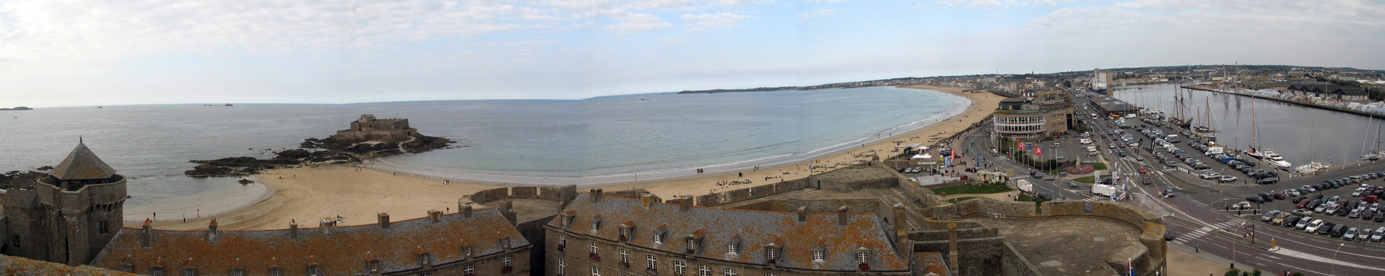 Панорамный вид в Сен-Мало, Франция. Фото 1 – фотографии Франции