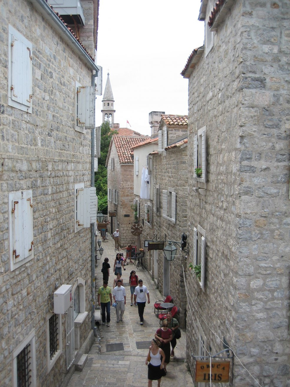 Улица в Будва, Черногория. Фото 38 – фотографии Черногории