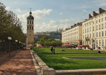 Парк в Лионе, Франция – фотографии Франции
