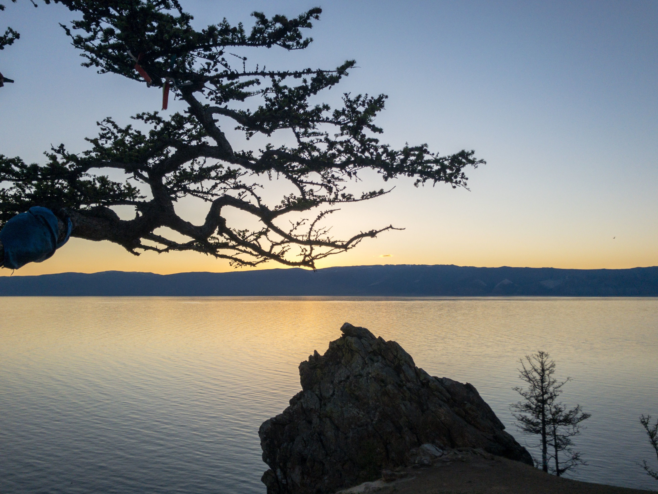 Байкал после заката, Ольхон – фотографии России