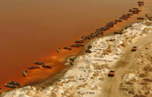 Розовое озеро в Сенегале 14 – фотографии Сенегала