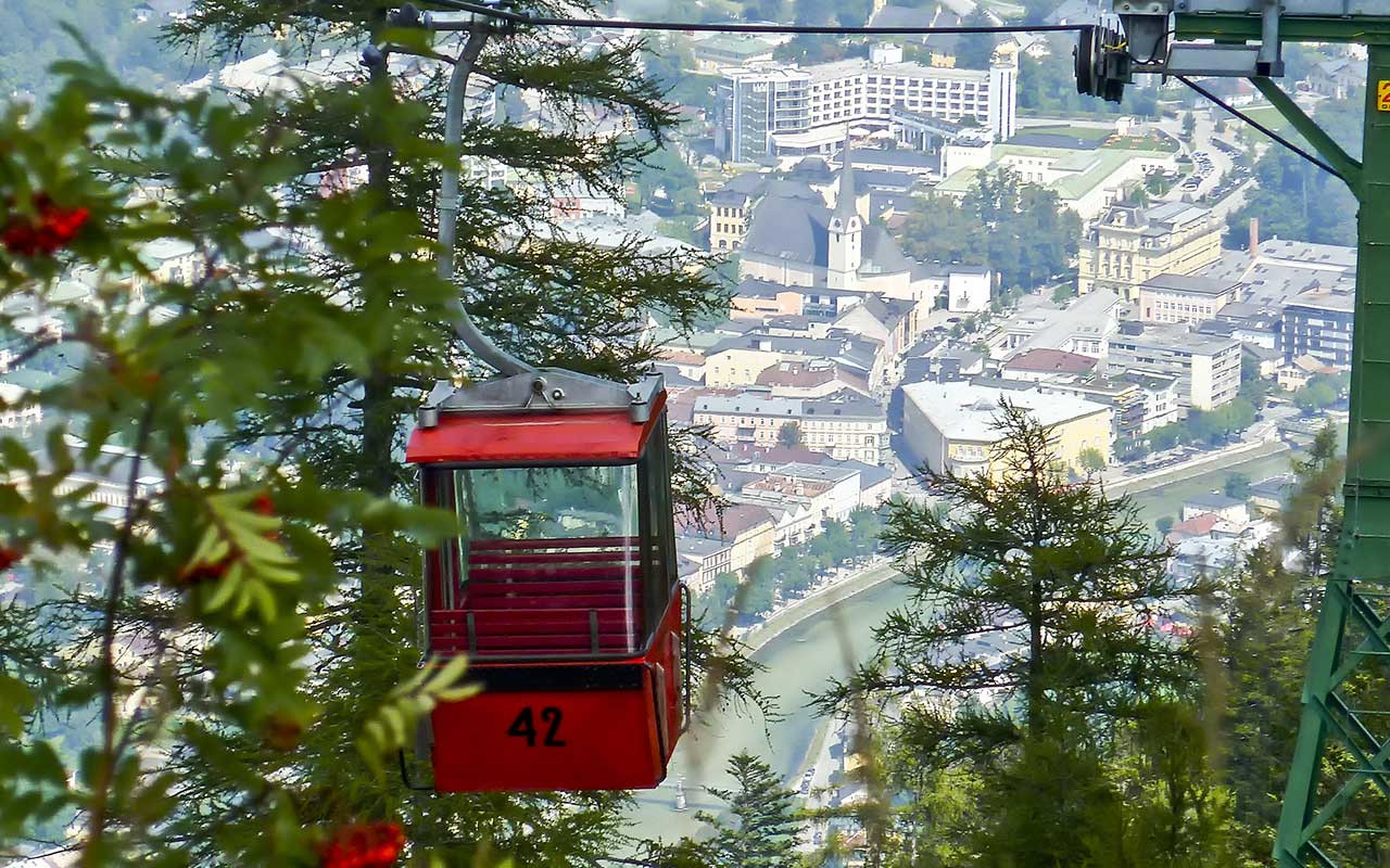 Фуникулер. Бад Ишль. Австрия – фотографии Австрии