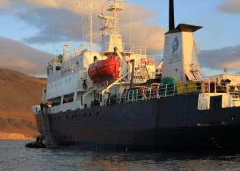 Атмный ледокол у острова Врангеля на Чукотке – фотографии России