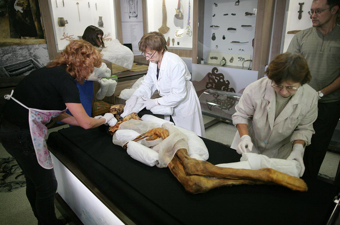 Мумия "Алтайской принцессы". Фото 1 – фотографии России