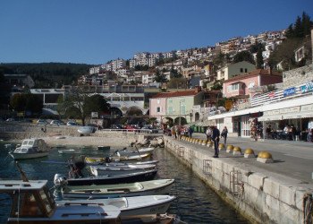 Причал в Рабац, Хорватия – фотографии Хорватии