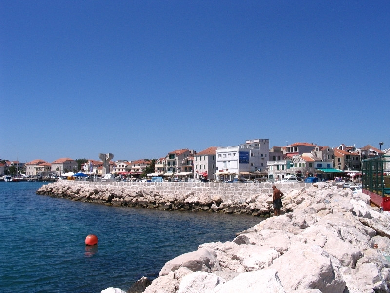 Набережная в Водице, Хорватия. Фото 1 – фотографии Хорватии