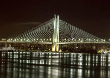 Большой Обуховский мост – фотографии России