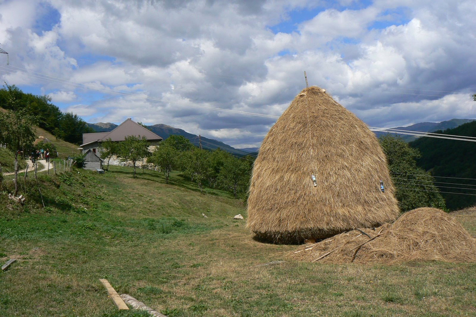 Стог сена в Национальном парке, Черногория – фотографии Черногории
