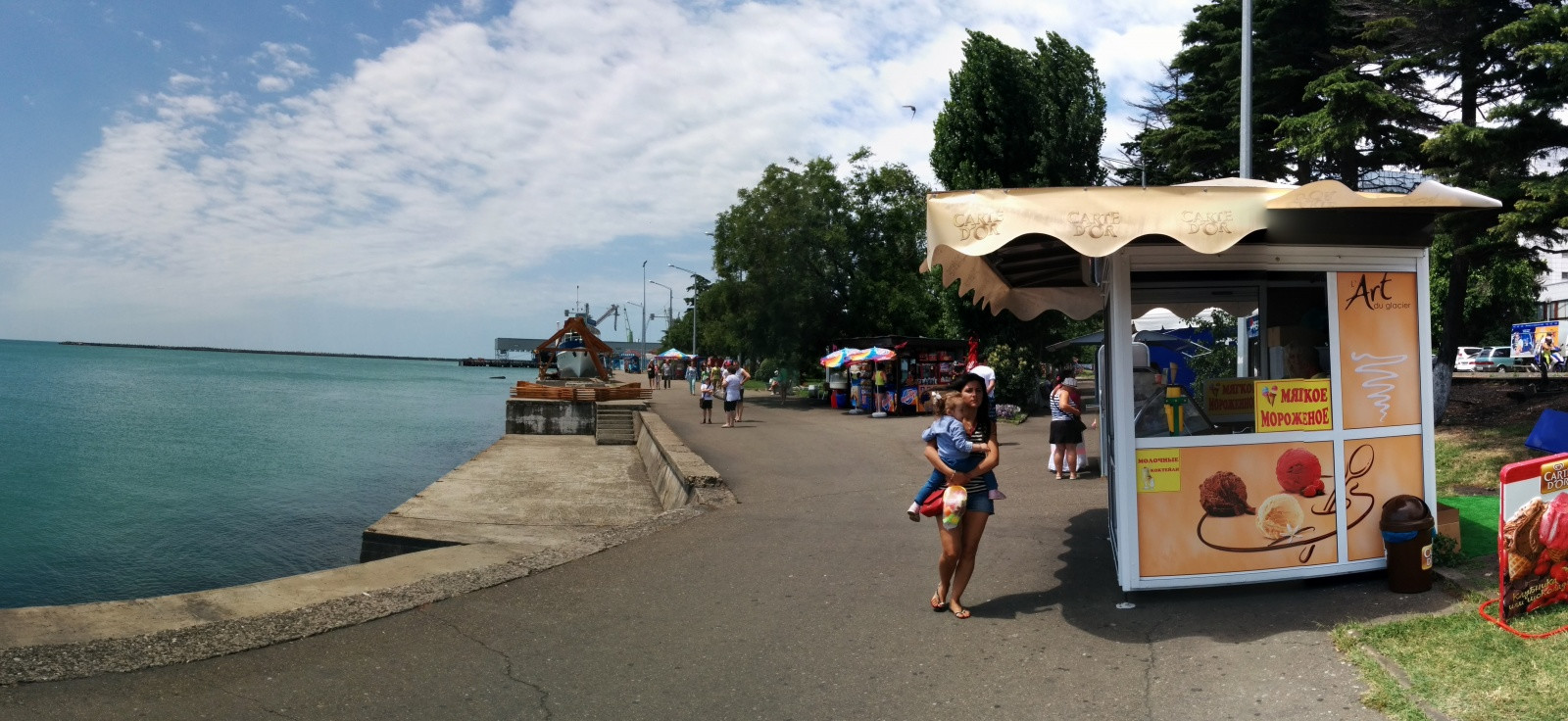 Набережная Туапсе – фотографии России