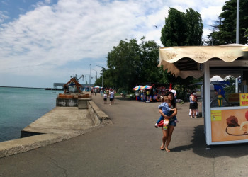 Набережная Туапсе – фотографии России