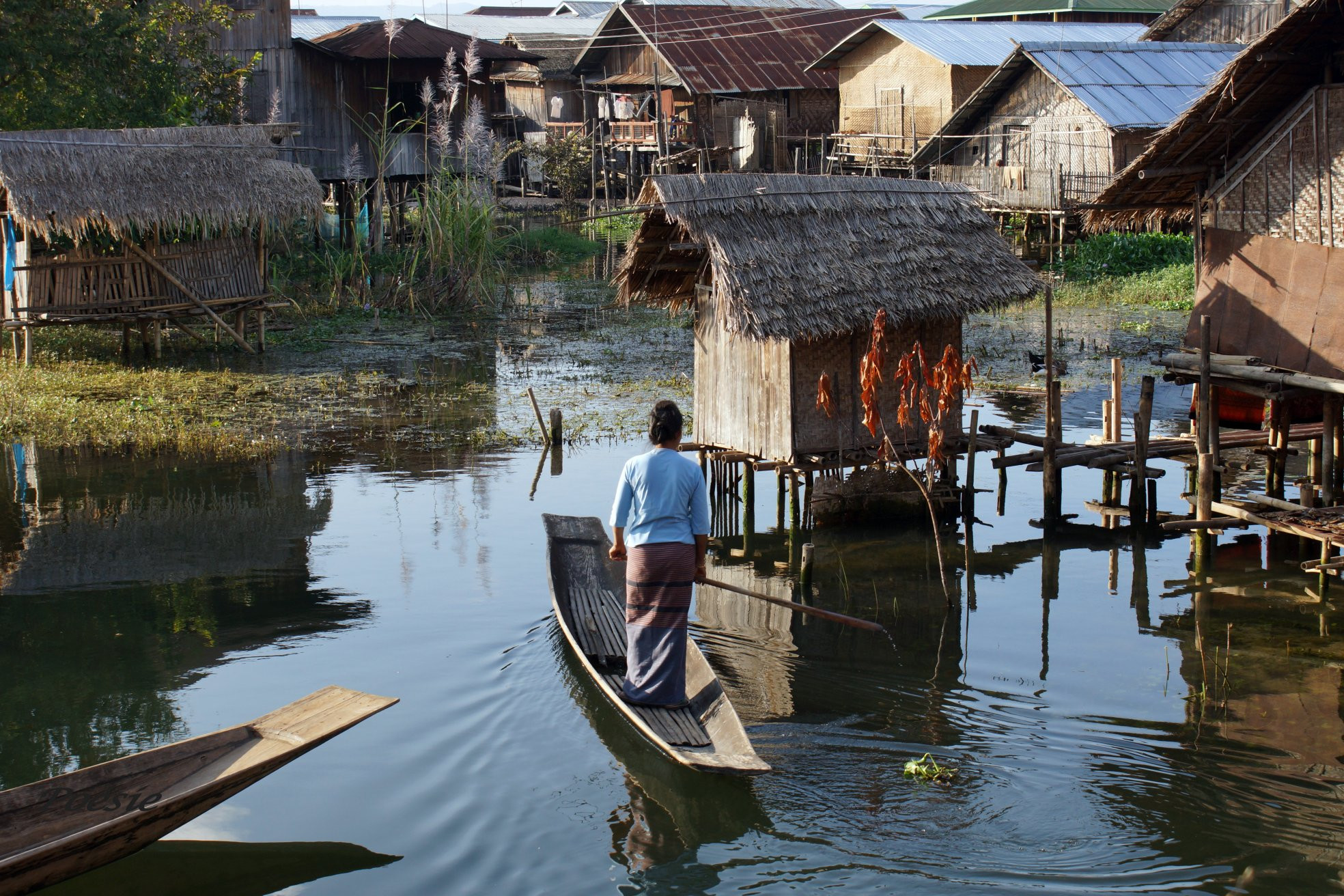 Дома на воде – фотографии Мьянмы
