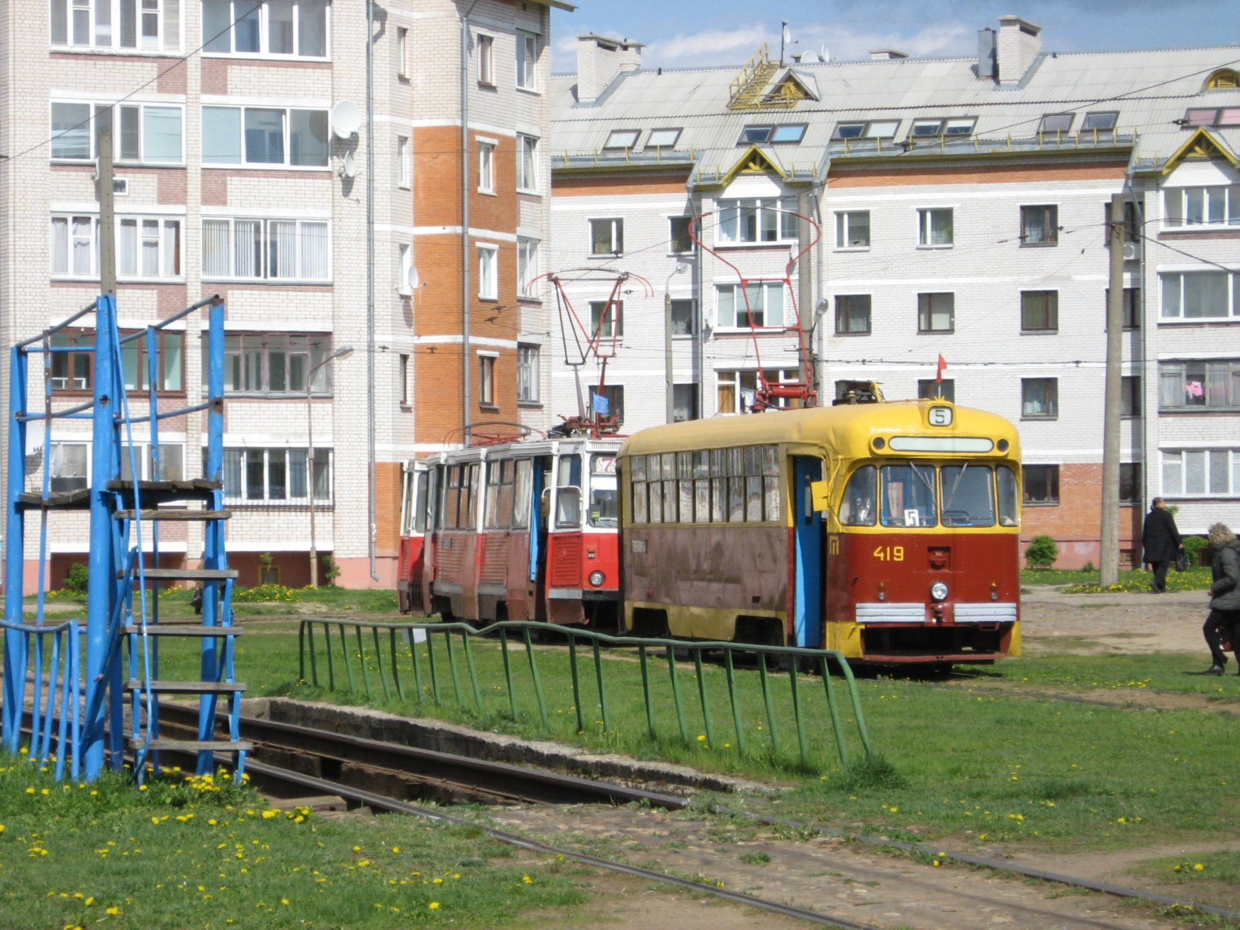 Трамвай в Витебске, Беларусь – фотографии Беларуси
