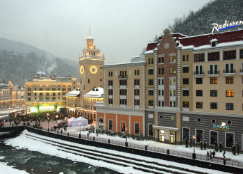 Горнолыжный курорт Роза Хутор, Сочи. Фото 13 – фотографии России