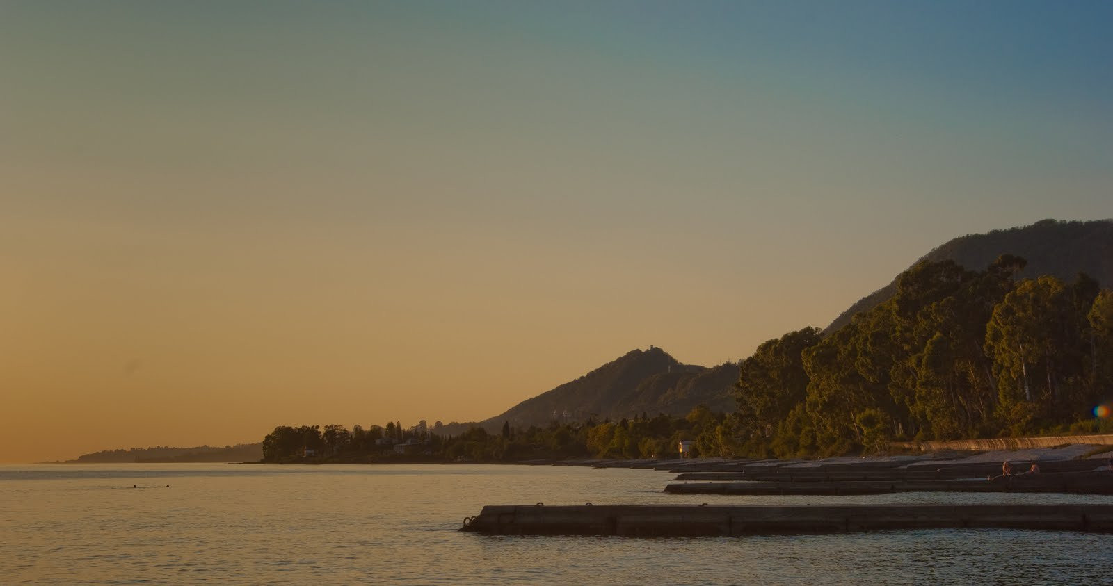 Закат в Абхазии. Фото 1 – фотографии Абхазии