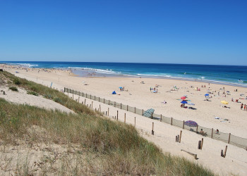 Пляж в Мимизане, Франция. Фото 1 – фотографии Франции