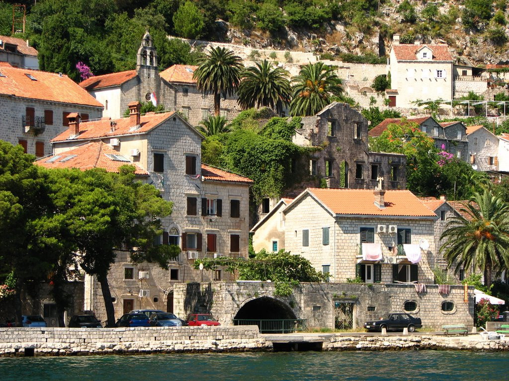 Набережная в Пераст, Черногория. Фото 32 – фотографии Черногории