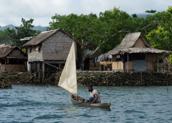 Лагуна Langa Langa, остров Малаита – фотографии Соломоновых Островов