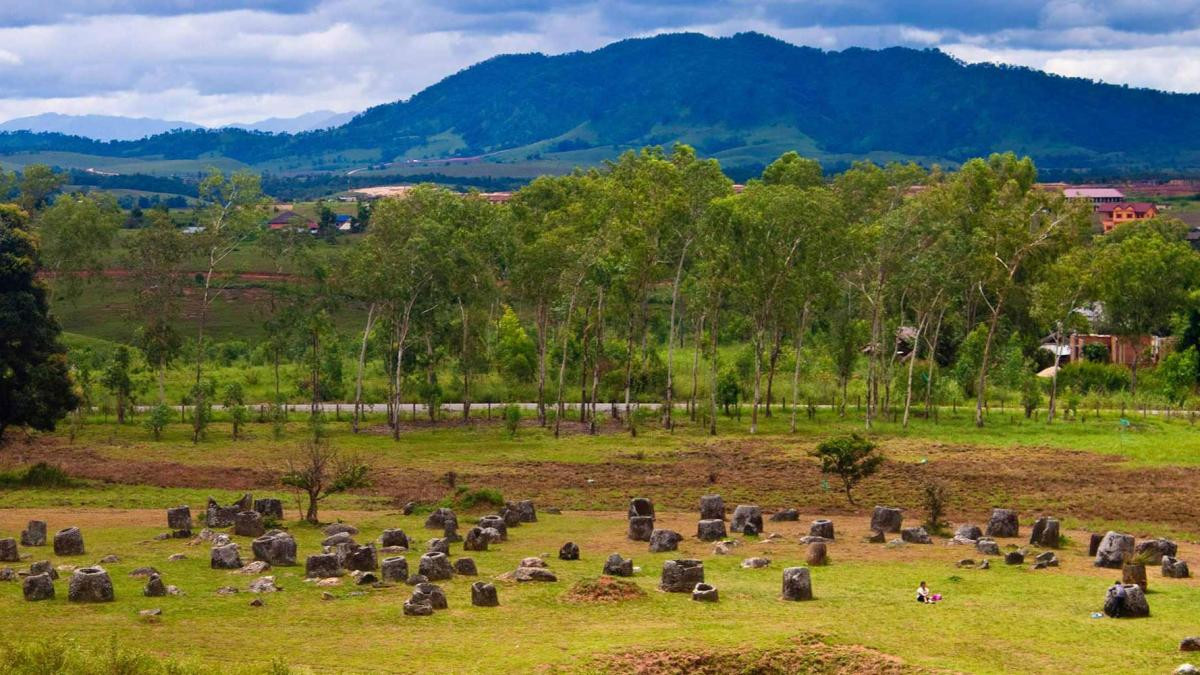 Долина кувшинов с высоты. Лаос – фотографии Лаоса
