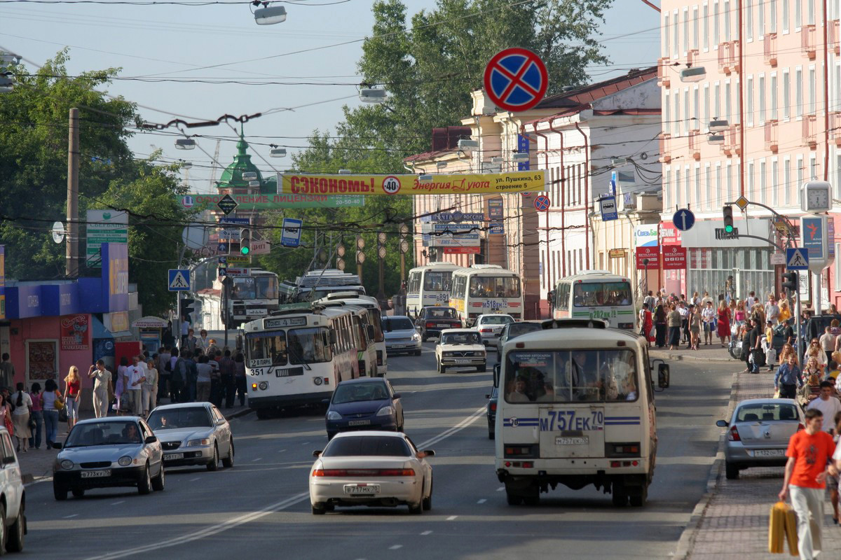 Улицы Томска – фотографии России