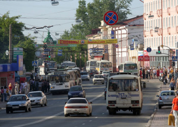 Улицы Томска – фотографии России