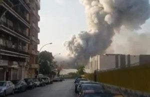 Взрыв в Бейруте в порту – видео Ливана