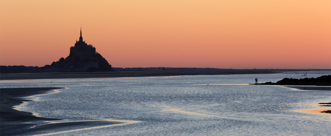 Красивые виды Мон-Сен-Мишель, Нормандия – фотографии Франции