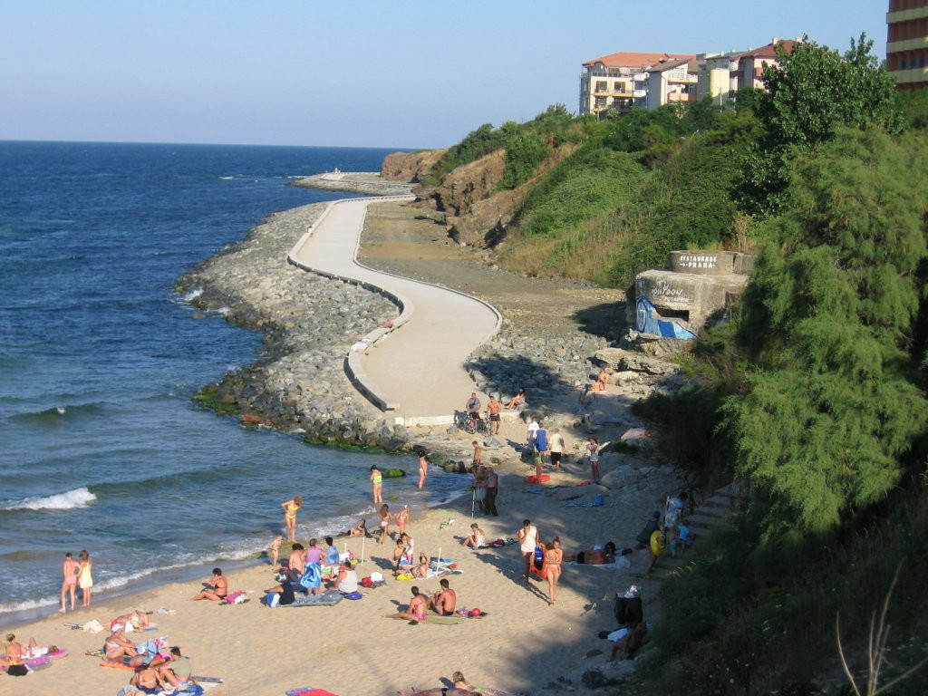 Пляж  в Приморско, Болгария. Фото 8 – фотографии Болгарии