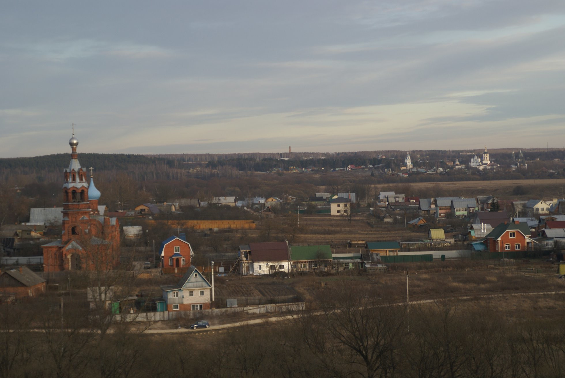 Панорамный вид Боровска, Россия – фотографии России