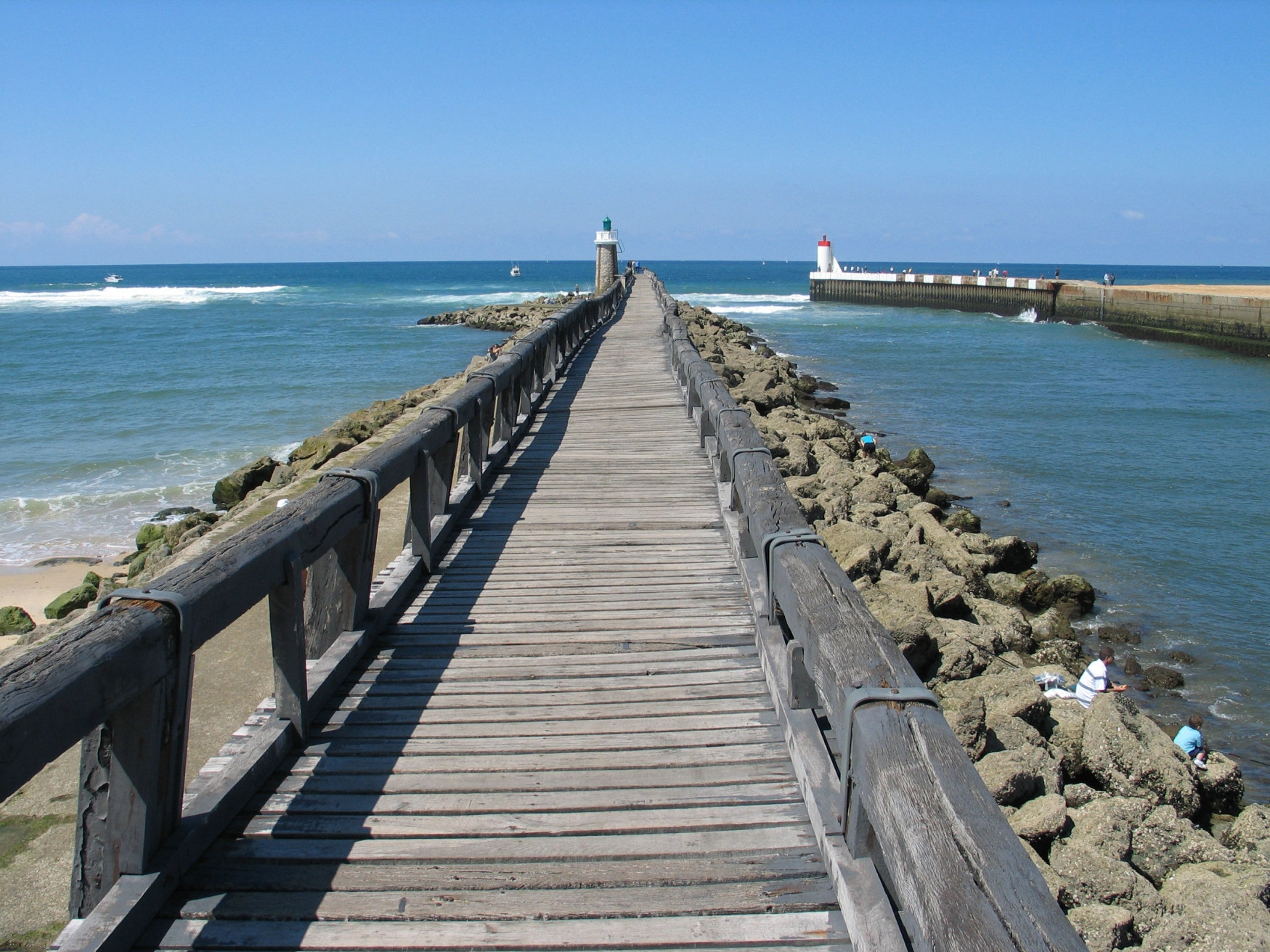 Набережная в Капбретоне, Франция. Фото 1 – фотографии Франции