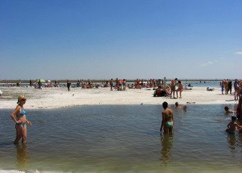 Солёное озеро Баскунчак, что в Астраханской области. Фото 1 – фотографии России