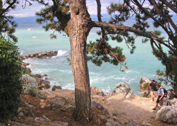 Берега в Мощеничка-Драга, Хорватия. Фото 1 – фотографии Хорватии