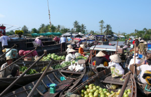 Рынок на воде в Кантхо – фотографии Вьетнама