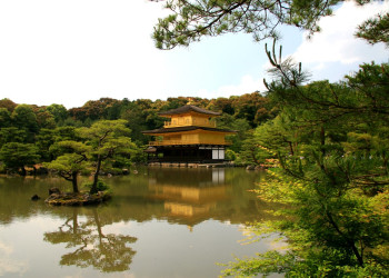 Kinkaku-ji (Golden Pavilion) – фотографии Японии